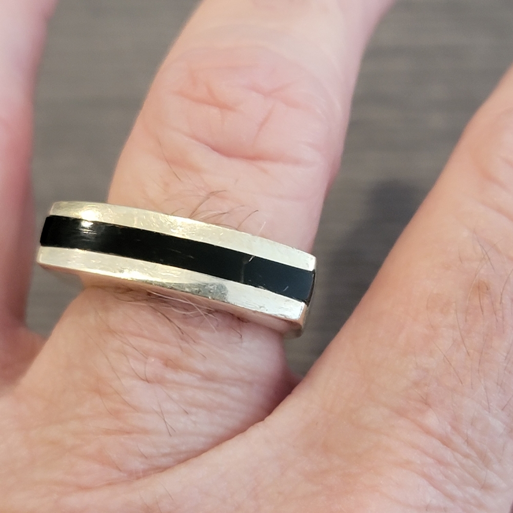 Ring (Silver/Onyx)